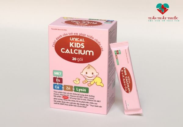 Công dụng của Unical Kids Calcium