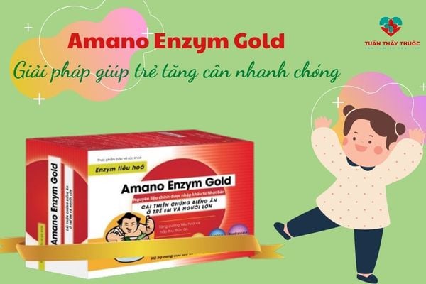 Bé 7 tuổi ăn nhiều nhưng không tăng cân: Cần bổ sung lợi khuẩn từ Amano Enzym Gold