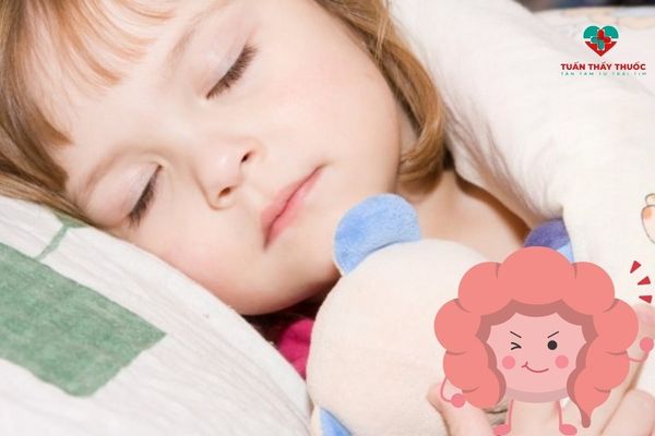 Ngủ đủ giấc giúp hệ tiêu hóa của trẻ hoạt động tốt hơn