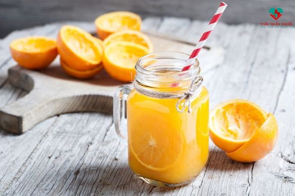 nước cam chứa nhiều vitamin D