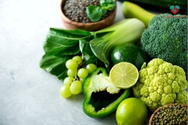 Rau xanh, hoa quả tươi cải thiện chức năng tiêu hóa