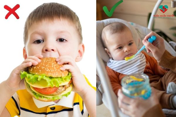 Trẻ rối loạn tiêu hóa nên có chề độ ăn hợp lý