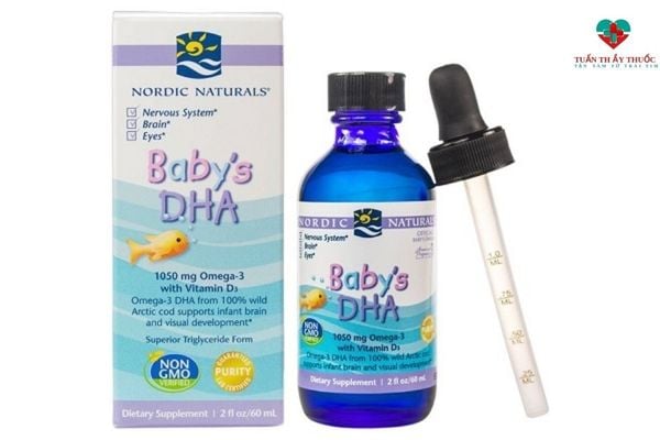 Siro Baby's DHA bổ Sung Omega 3, Vitamin D3 60ml
