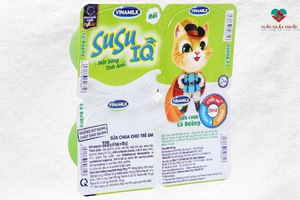 Sữa chua Susu IQ cung cấp các dưỡng chất cần thiết cho trẻ