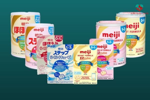 Sữa Meiji của Nhật cho bé phát triển tự nhiên