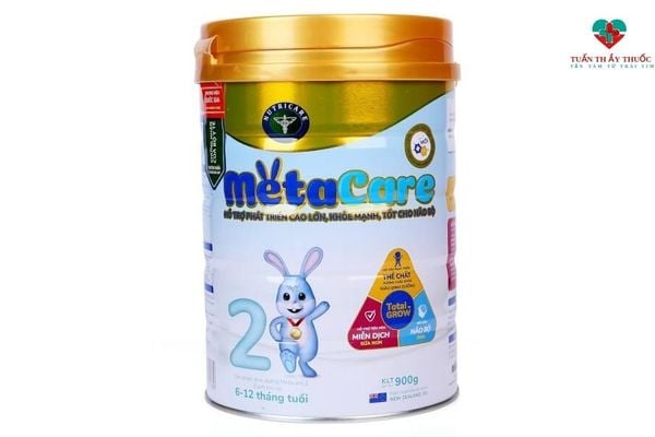 Sữa Meta Care số 2 giúp bé 6 tháng tăng cân hiệu quả