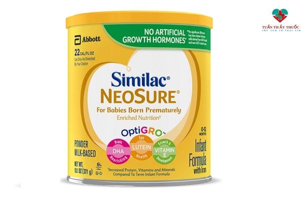 Sữa Similac Neosure cho trẻ chậm tăng cân, sinh non