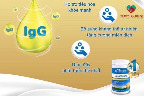 Sữa non Goodhealth Colostrum cho trẻ đề kháng yếu