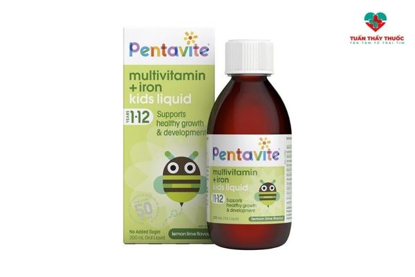 Vitamin tăng cường sức đề kháng cho bé Pentavite Multivitamins