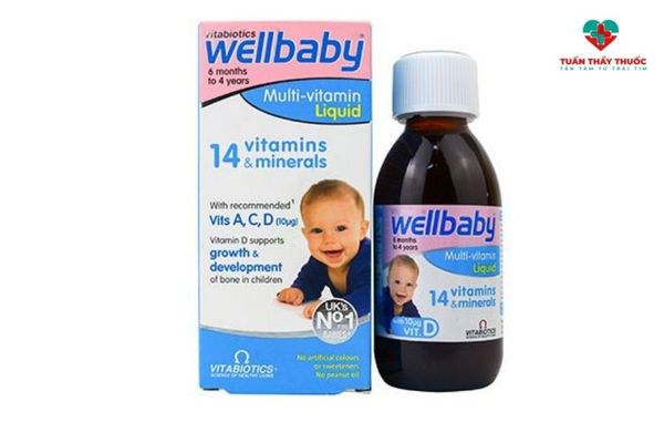 Vitamin tăng cường sức đề kháng cho bé Wellbaby Multivitamin Liquid