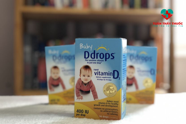 Vitamin D cho bé trên 1 tuổi  Baby drops