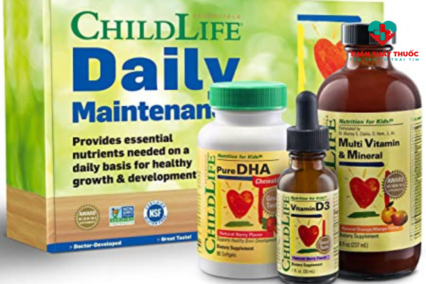 Vitamin D cho bé trên 1 tuổi  ChildLife hữu cơ