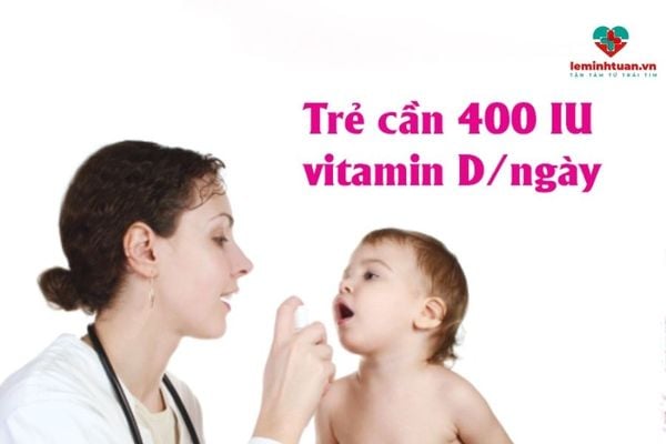 Liều dùng vitamin D cho bé