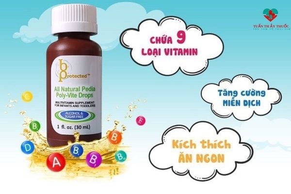 Pedia Poly - Vite Drops - Vitamin tổng hợp cho trẻ biếng ăn, suy dinh dưỡng