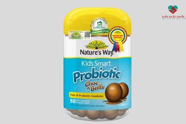Kid Smart Probiotic Choc Ball thuốc bổ kích thích ăn cho trẻ