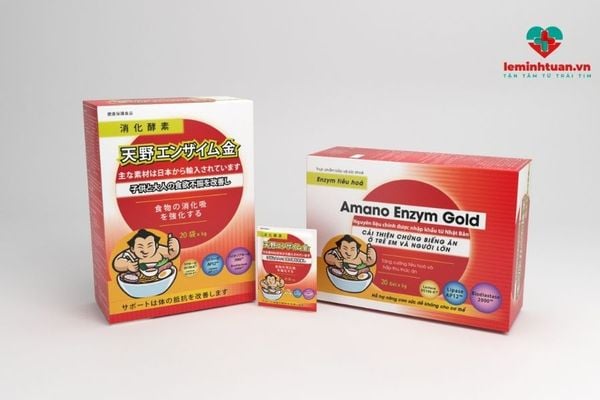 Men tiêu hóa tốt nhất hiện nay cho trẻ Amano enzym gold Nhật Bản