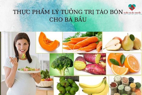 Thực phẩm trị táo bón cho bà bầu