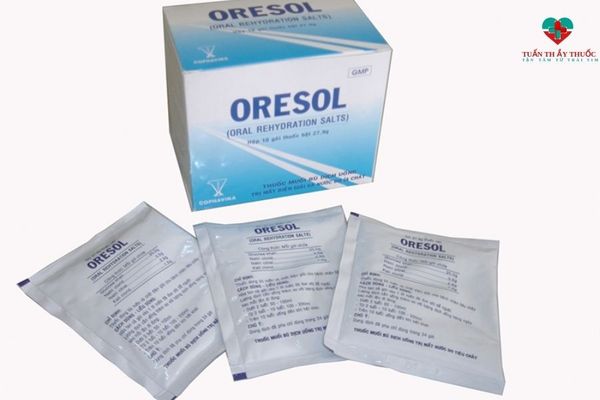 Thuốc tiêu hóa cho bé giúp bù nước và điện giải Oresol
