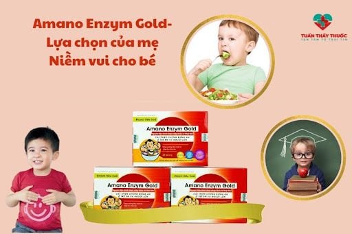 Amano Enzyme Gold giúp trẻ có hệ tiêu hóa khỏe, cải thiện nôn trớ