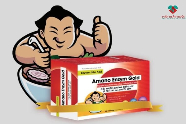 Men vi sinh Amano Enzym Gold bổ sung lợi khuẩn cho bé