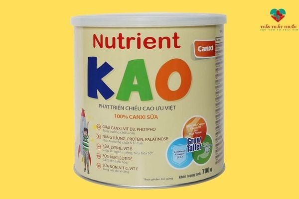 Sữa cho trẻ suy dinh dưỡng của viện dinh dưỡng khuyên dùng là sữa Nutrient Kao