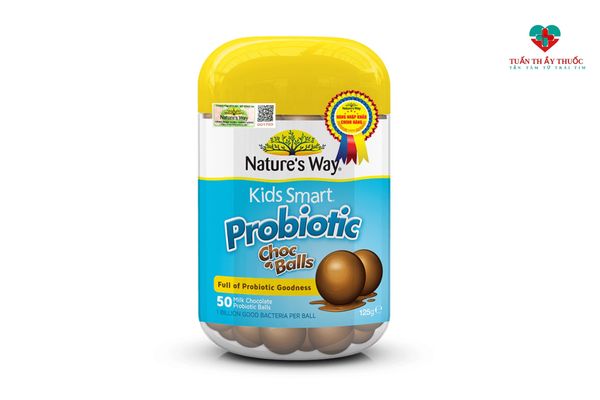 Sản phẩm giúp bé ăn ngon ngủ ngon Nature's Way Kids Smart Probiotic Choc Balls