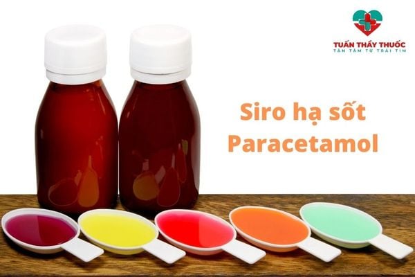 tủ thuốc cho bé sơ sinh nên có hạ sốt Paracetamol
