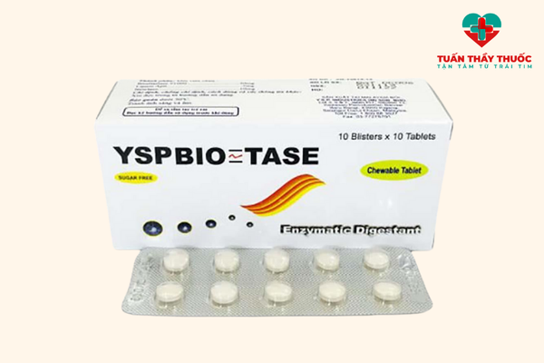 enzyme tieu hoa YSPBiotase cho tre
