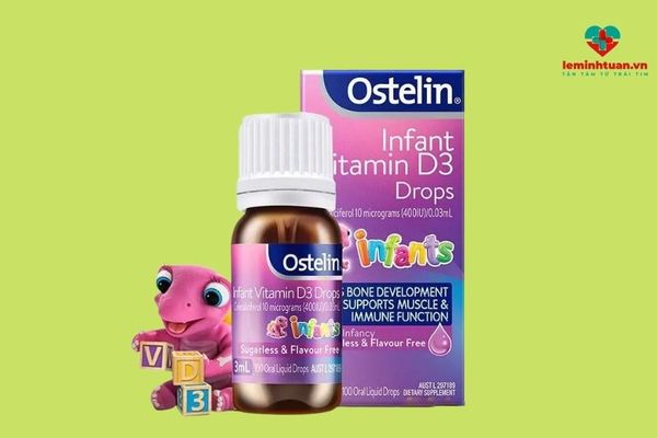 Vitamin D3 Ostelin Infant Drops tốt nhất cho trẻ sơ sinh