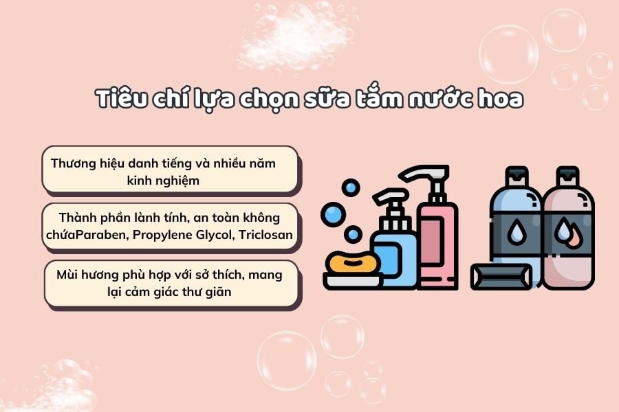TOP 3 SỮA TẮM LƯU HƯƠNG LÂU