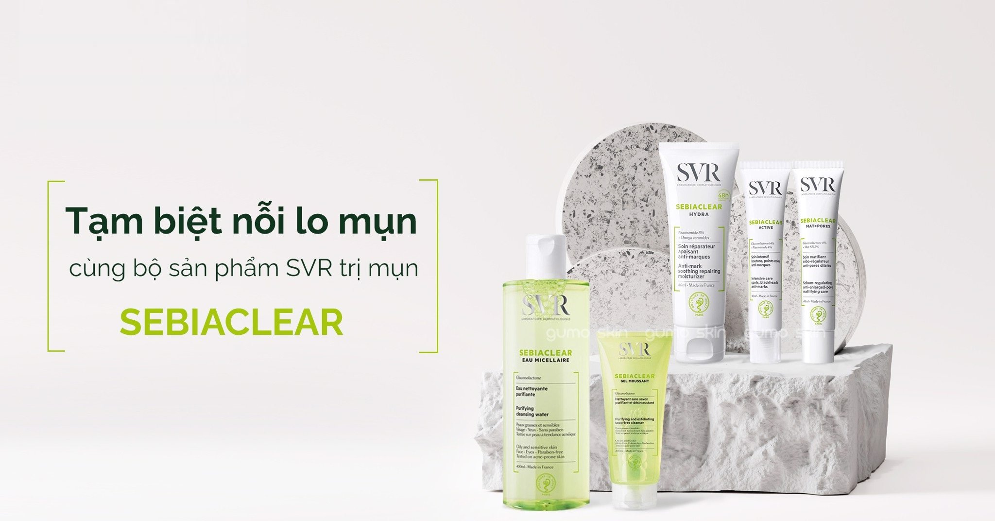 Routine dưỡng da dành cho da mụn của SVR