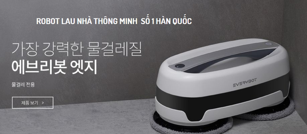 Robot lau nhà EveryBot Edge nội địa Hàn