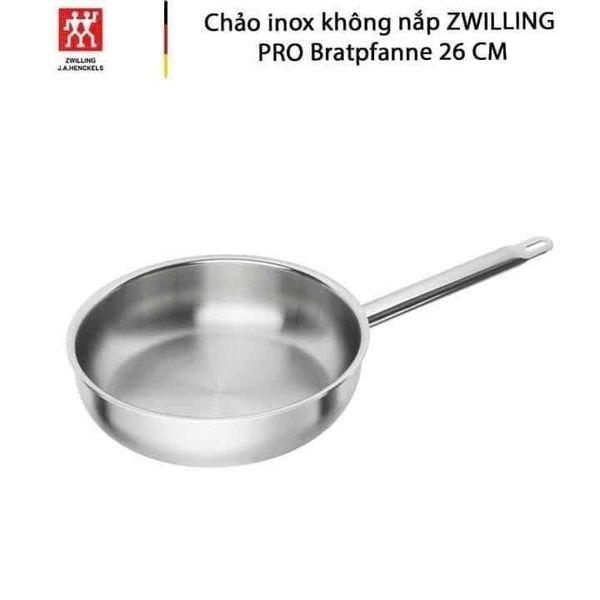 Chảo inox không nắp Zwilling Pro