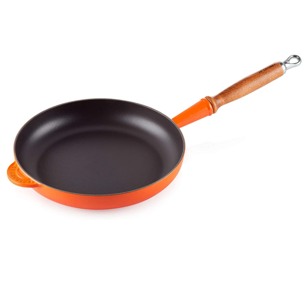 Chảo gang Le Creuset cán gỗ, size 24cm