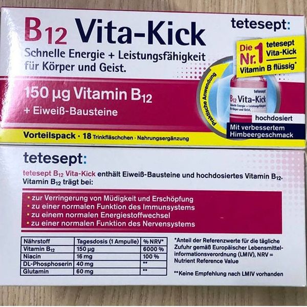 Vitamin B12 Vita Tetesept 18 ống