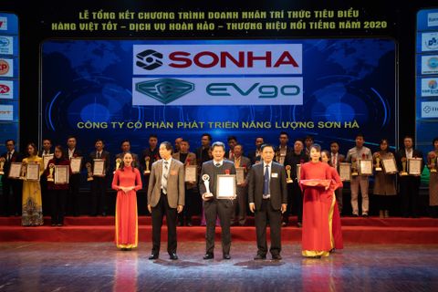 Xe điện Evgo nhận giải thưởng hàng Việt uy tín, chất lượng năm 2020