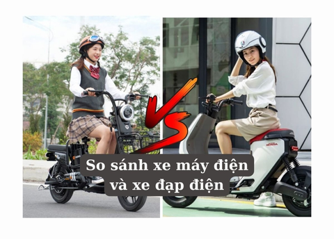 Hướng dẫn cách phân biệt xe máy điện và xe đạp điện