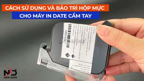 CÁCH SỬ DỤNG VÀ BẢO TRÌ HỘP MỰC CHO MÁY IN DATE CẦM TAY