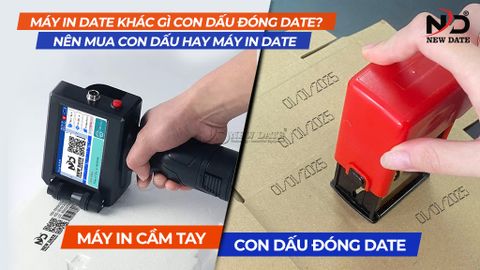 So Sánh Máy In Date Khác Và Con Dấu Đóng Date | Loại Nào Tốt Hơn