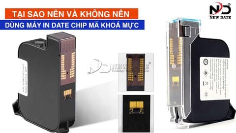 Tin nhanh!! Tại sao nên và không nên dùng Máy in Date Chip mã khoá mực
