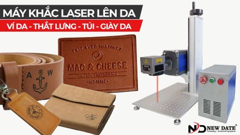 Máy khắc Laser lên Da│Ví da, Thắt lưng, Túi xách, Giày da, Simili, Cao su