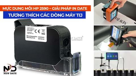 MỰC DUNG MÔI HP 2590 – GIẢI PHÁP IN DATE TƯƠNG THÍCH CÁC DÒNG MÁY TIJ