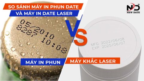 So Sánh Máy In Phun Date Và Máy In Date Laser: Giải Pháp Nào Phù Hợp Với Doanh Nghiệp?