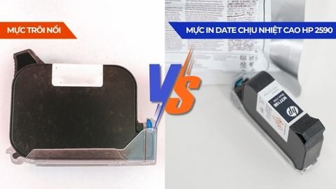 So sánh mực in date chịu nhiệt cao HP 2590 vs mực trôi nổi: Độ bám dính, độ nét, chi phí bảo trì