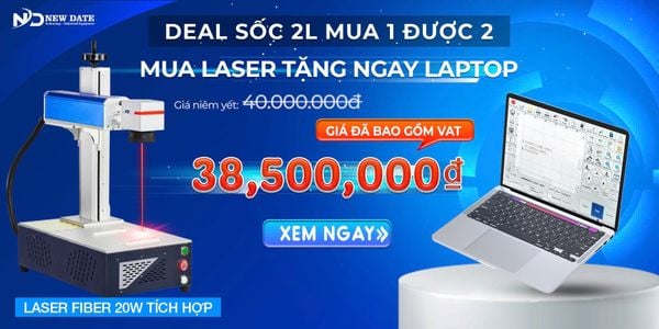 máy khắc laser tặng máy tính