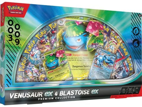 🔥 Venusaur ex và Blastoise ex Premium Collection” sẽ ra mắt vào tháng 8 🔥