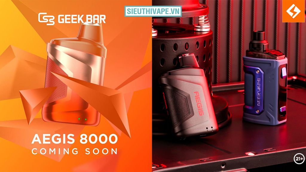 Pod Dùng 1 Lần Geek Bar Aegis 8000 - Công Nghệ Thông Minh, Đẳng Cấp