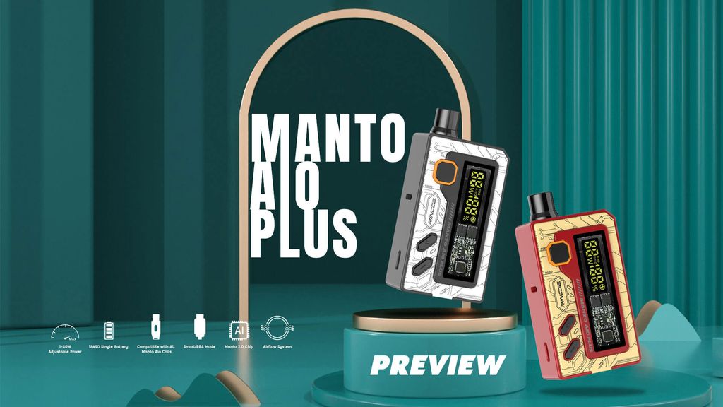 Rincoe Manto AIO Plus Pod Kit - Preview Manto AIO Thay Áo Mới