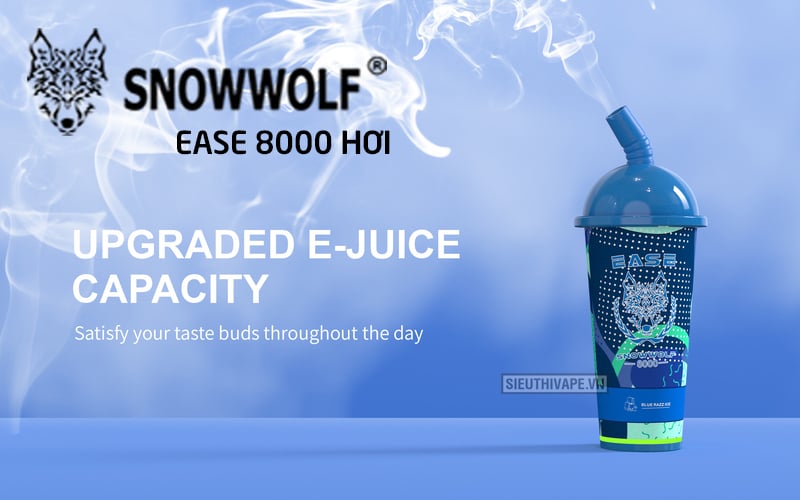 Snowwolf Ease 8000 hơi pod dùng nhiều lần