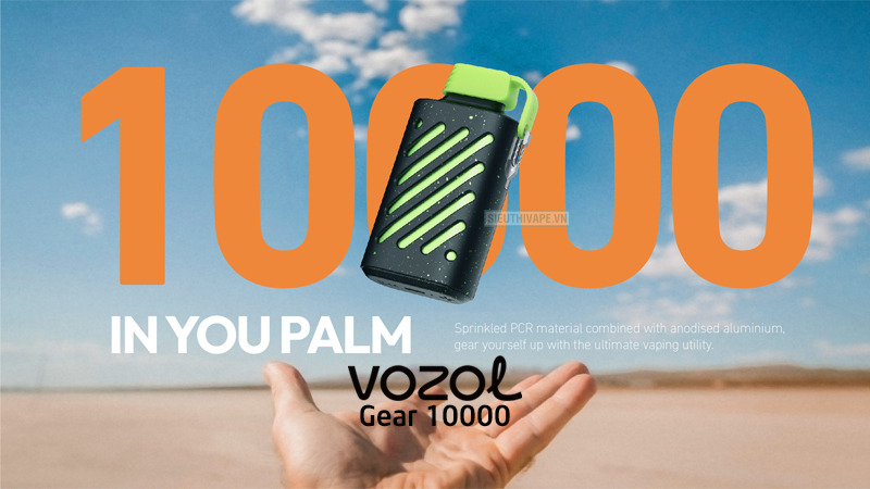 vozol gear 10000 hơi pod dùng nhiều lần giá rẻ